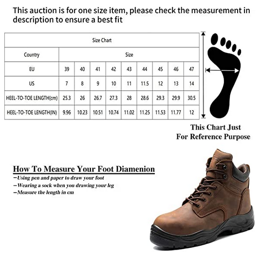 Boot 2025 safety shoes